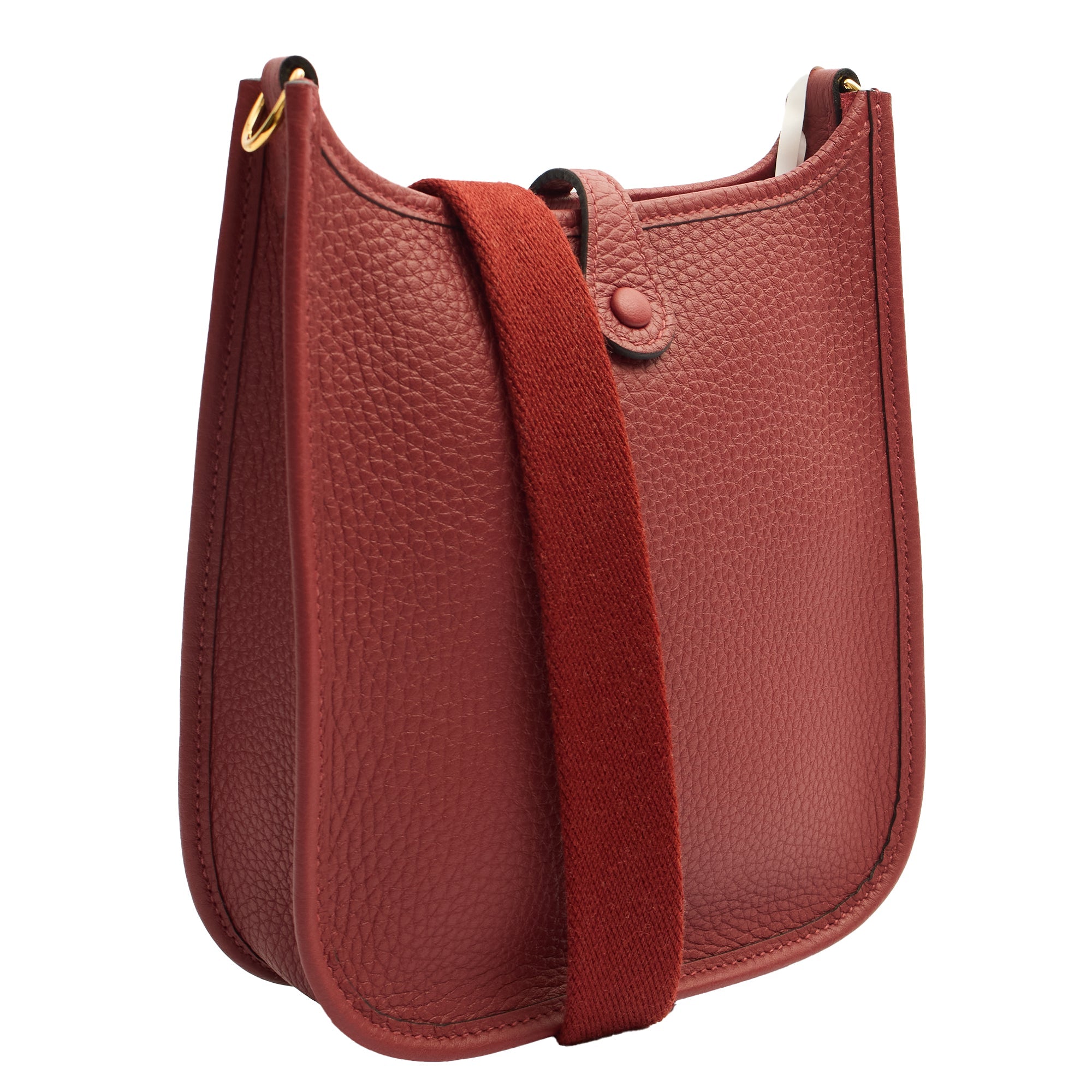 Hermes Evelyne 16 in Rouge H, Togo Leather — Alternate View 14