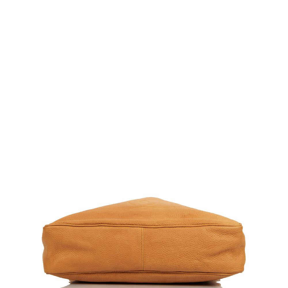 Chanel Tote Shopper Tote in Cream, Calfskin Leather — Top View