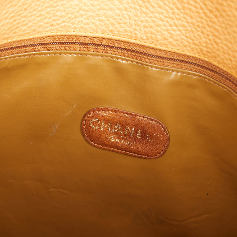Chanel Tote Shopper Tote in Cream, Calfskin Leather — Alternate View 8