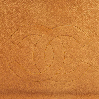 Chanel Tote Shopper Tote in Cream, Calfskin Leather — Lifestyle View