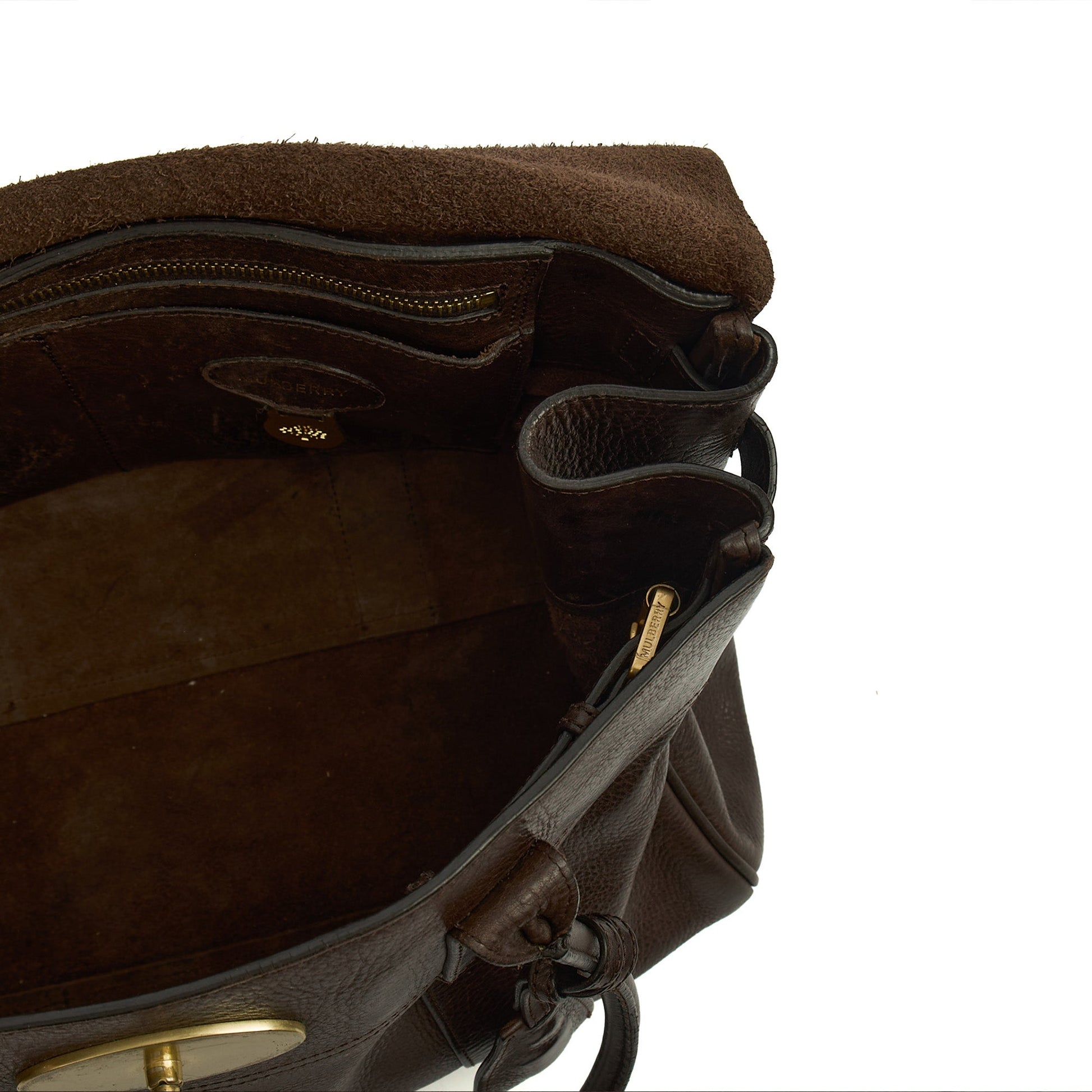 Mulberry Tote Bayswater Heritage in Chocolate Brown , Leather — Alternate View 11