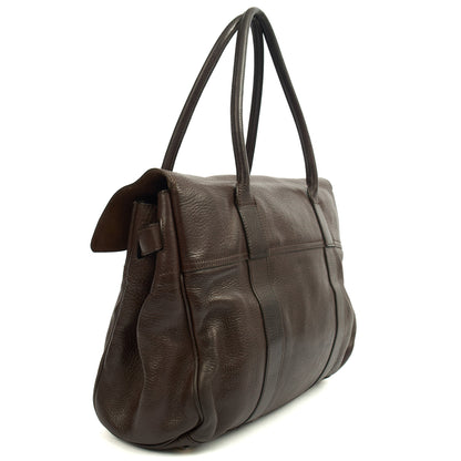 Mulberry Tote Bayswater Heritage in Chocolate Brown , Leather — Side View