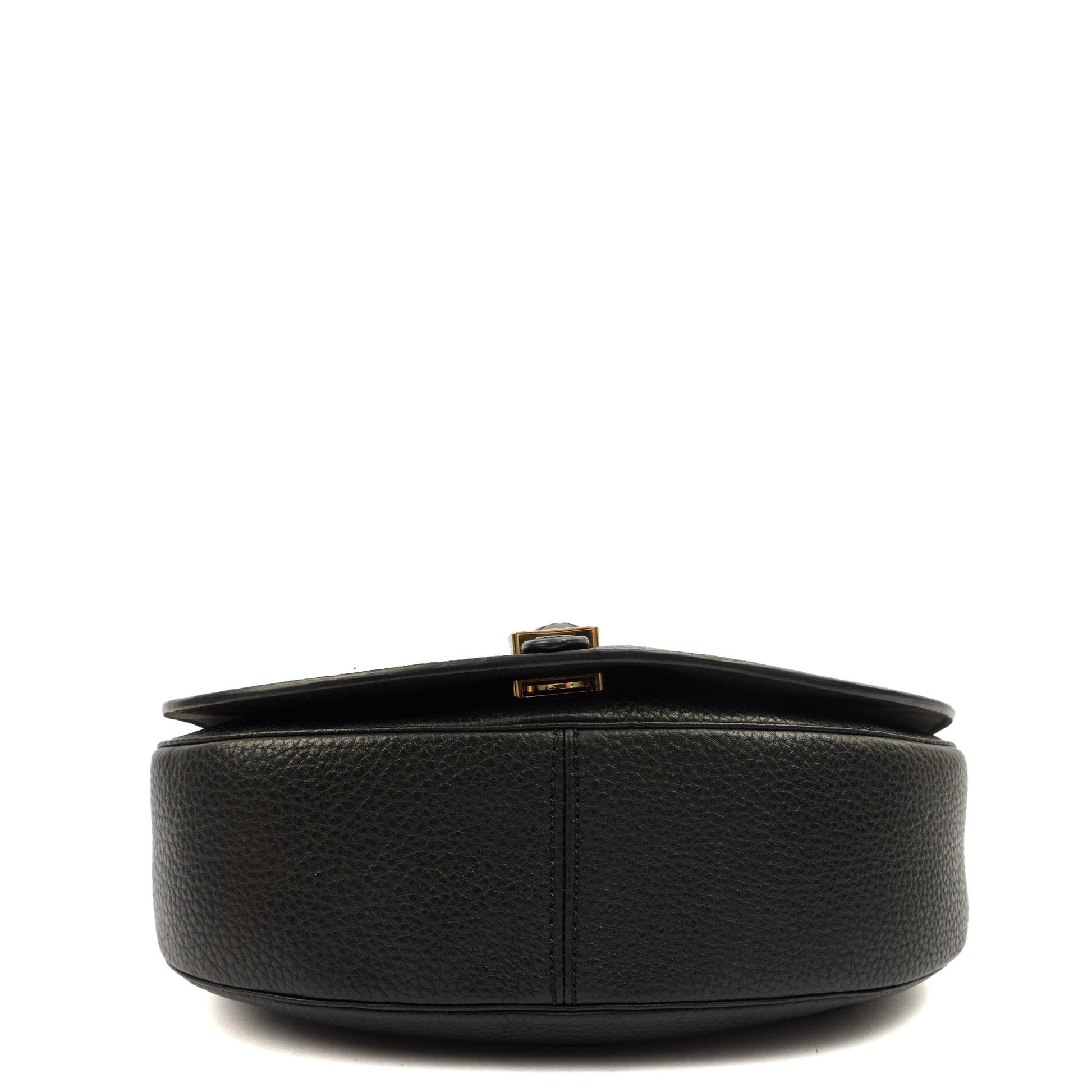 Mulberry Satchel Tessie Satchel in Black, Calfskin Leather — Top View