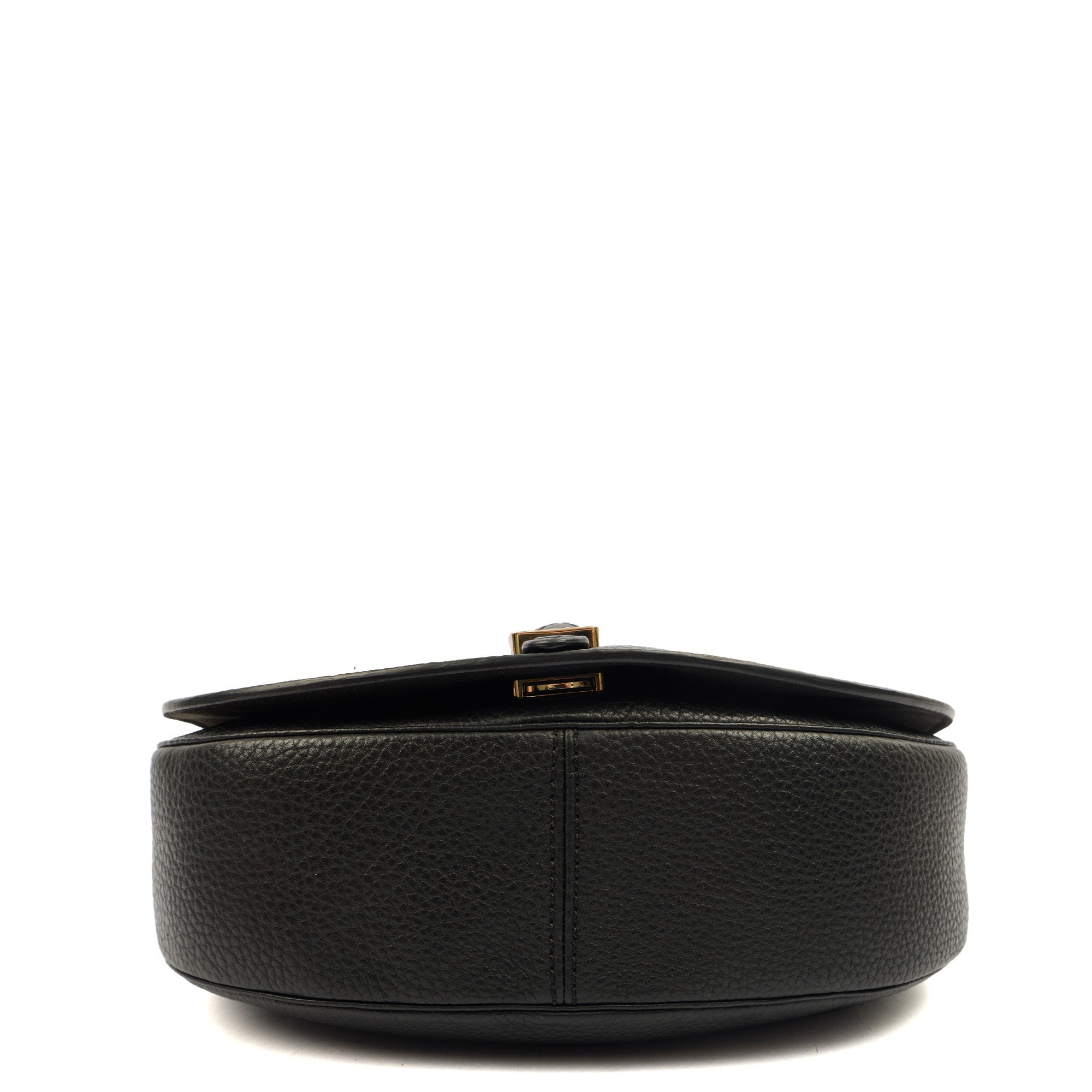 Mulberry Satchel Tessie Satchel in Black, Calfskin Leather — Top View