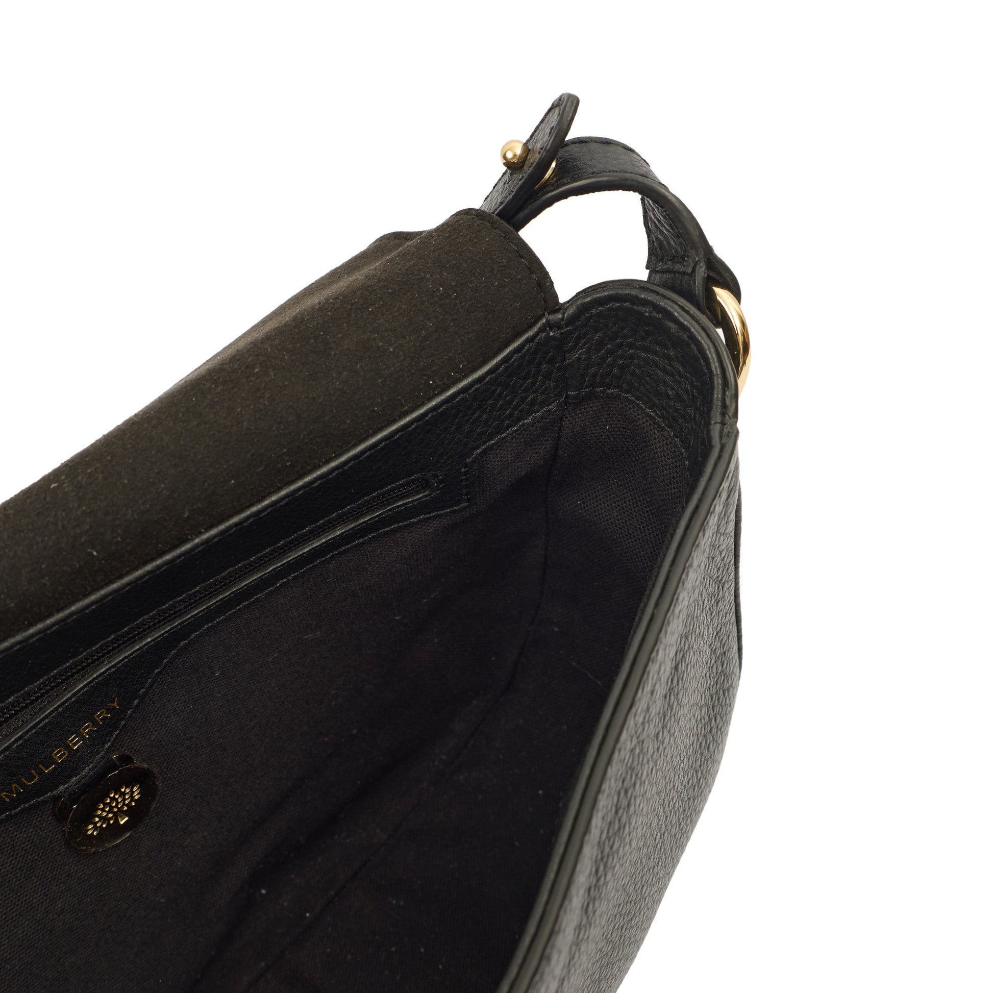 Mulberry Satchel Tessie Satchel in Black, Calfskin Leather — Alternate View 11