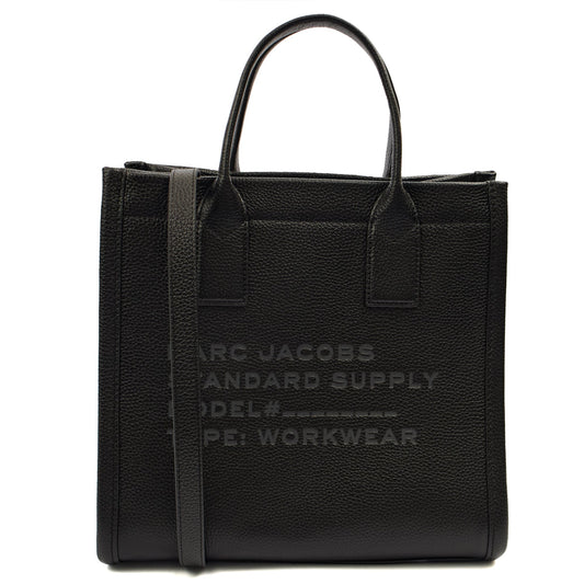 Marc Jacobs Tote The Tote Bag in Black, Leather — Front View