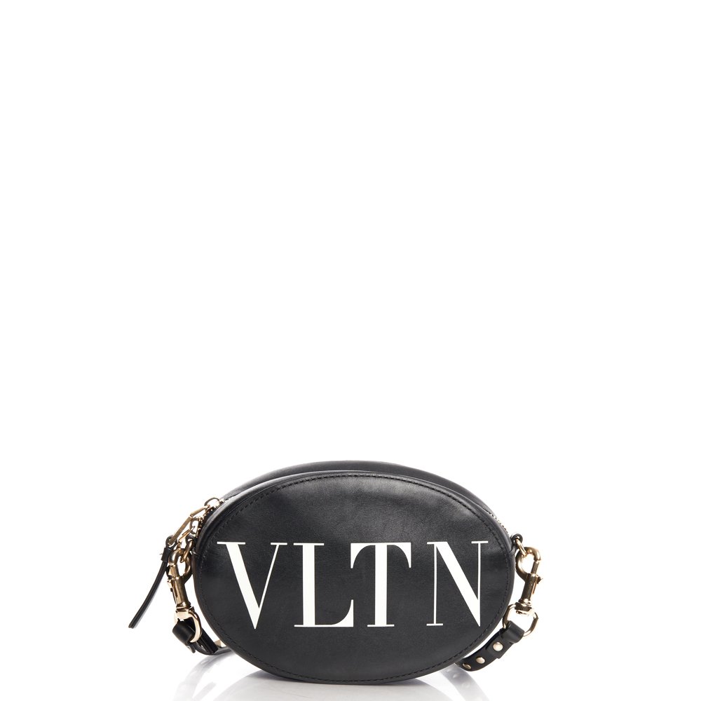 Valentino Cross Body V Logo Crossbody in Black, Calfskin — Alternate View 10