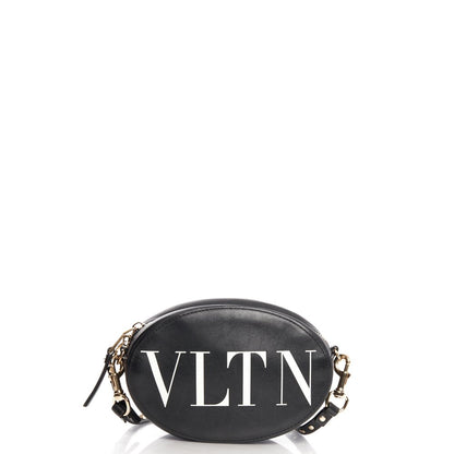 Valentino Cross Body V Logo Crossbody in Black, Calfskin — Alternate View 10