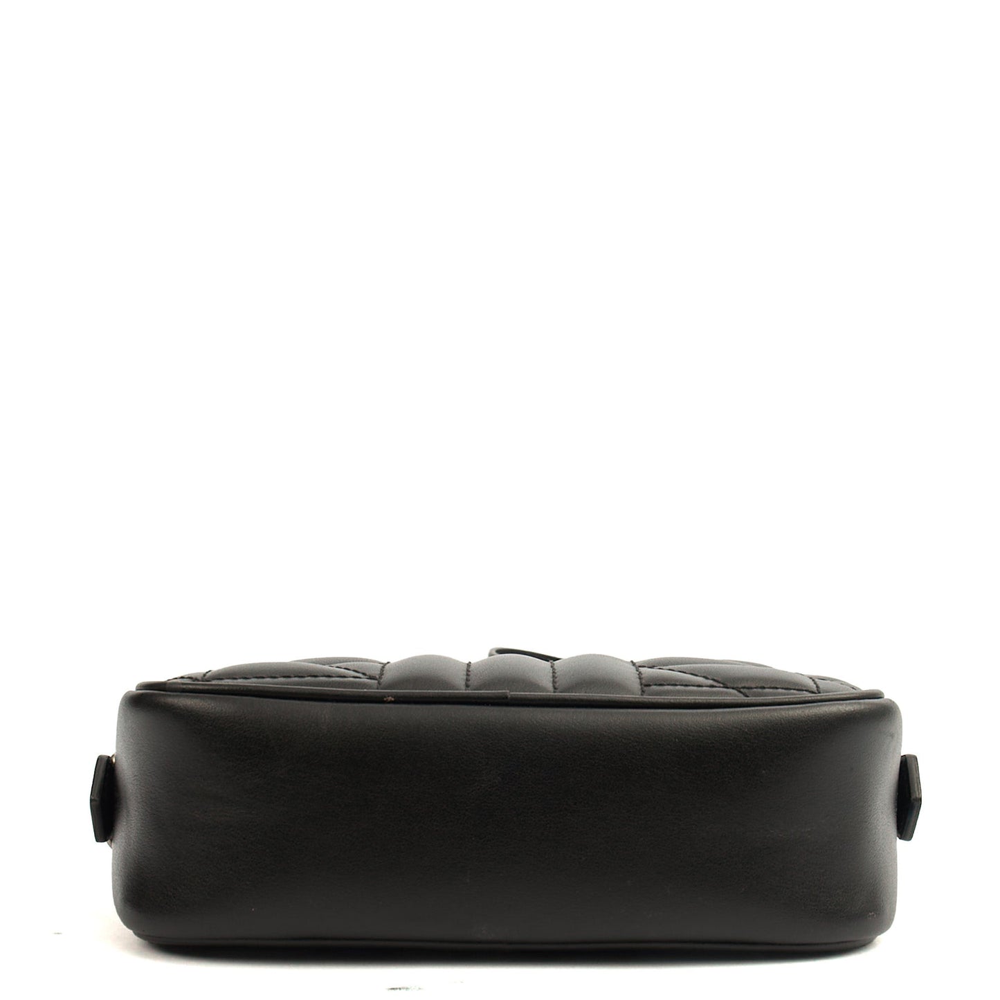 Gucci Cross Body Marmont Shoulder Bag - Mini in Black, Leather — Detail View