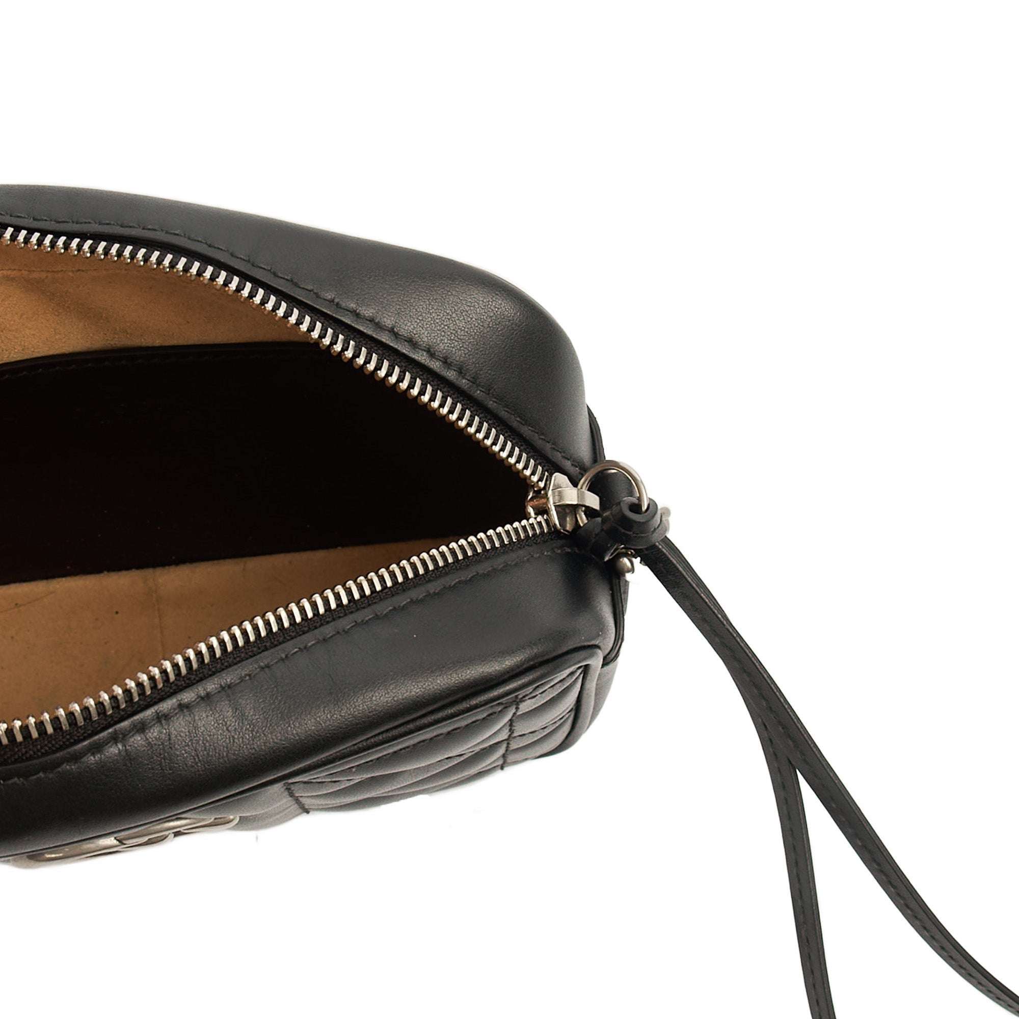 Gucci Cross Body Marmont Shoulder Bag - Mini in Black, Leather — Alternate View 7
