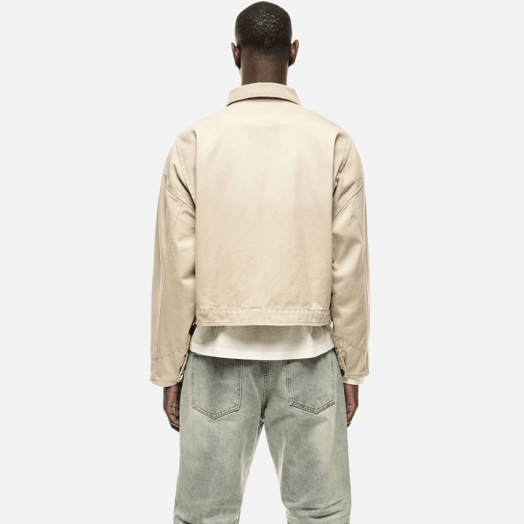 Summit Workers Jacket 'Vintage Beige' — XXS — Top View