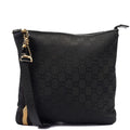 Gucci Cross Body Messenger in Black, Canvas — Front View