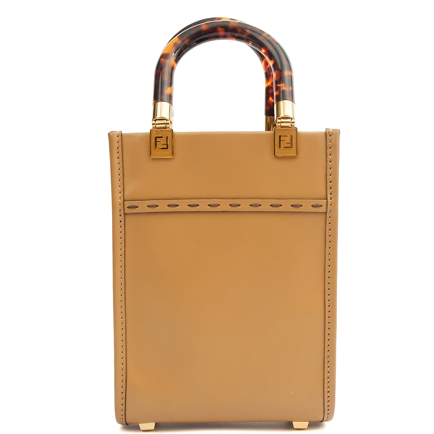 Fendi Tote Sunshine - Mini in Brown, Leather — Alternate View 15