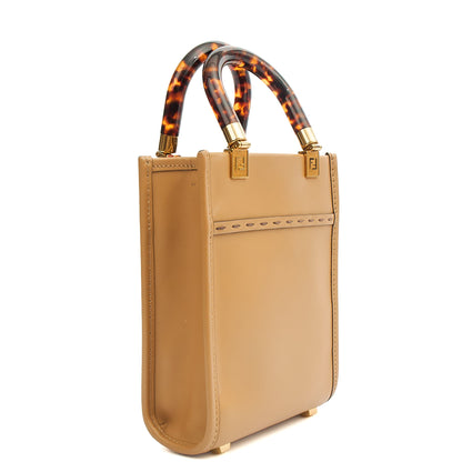Fendi Tote Sunshine - Mini in Brown, Leather — Alternate View 14