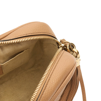 Gucci Cross Body Soho  Disco Bag - Small in Neutral, Leather — Lifestyle View