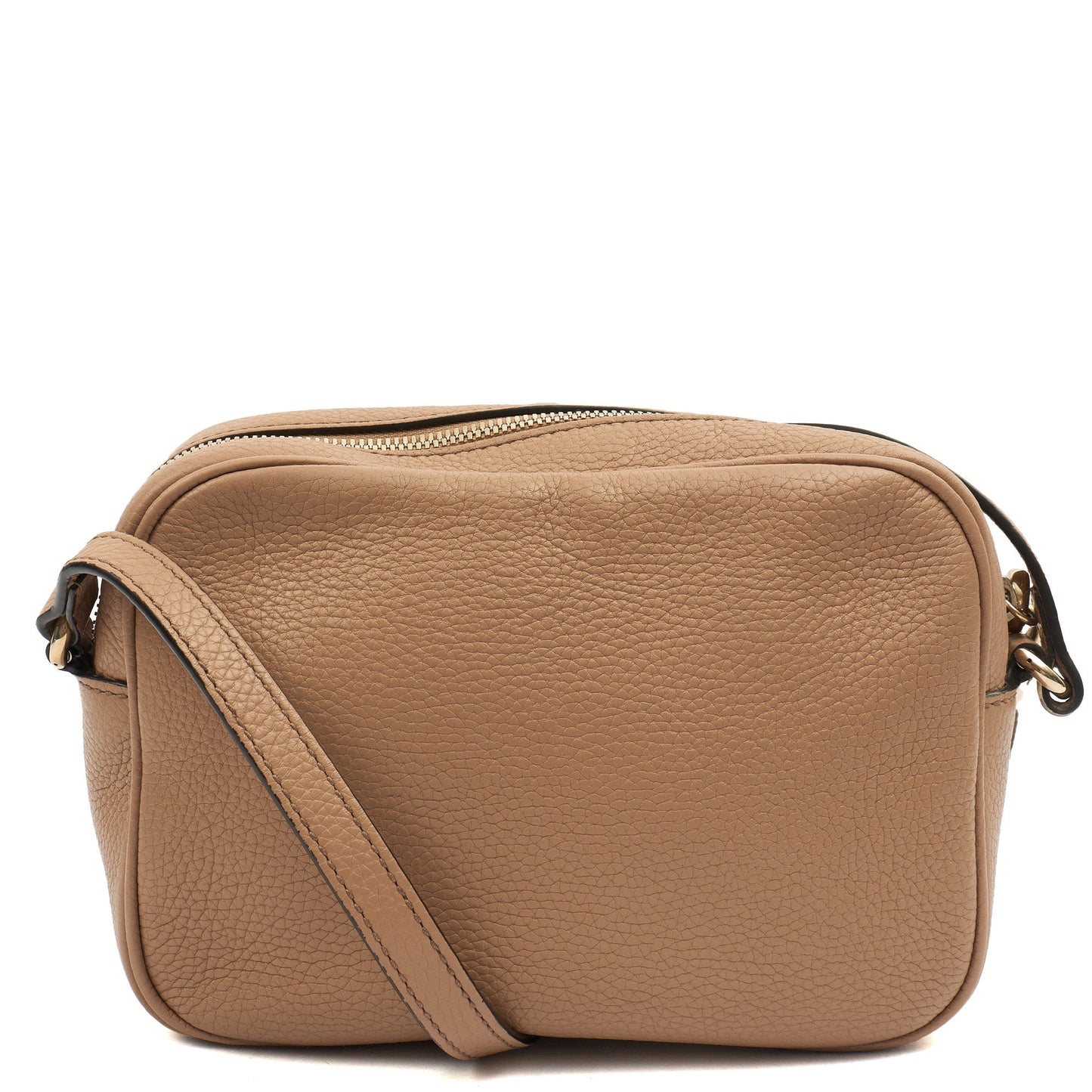 Gucci Cross Body Soho  Disco Bag - Small in Neutral, Leather — Top View