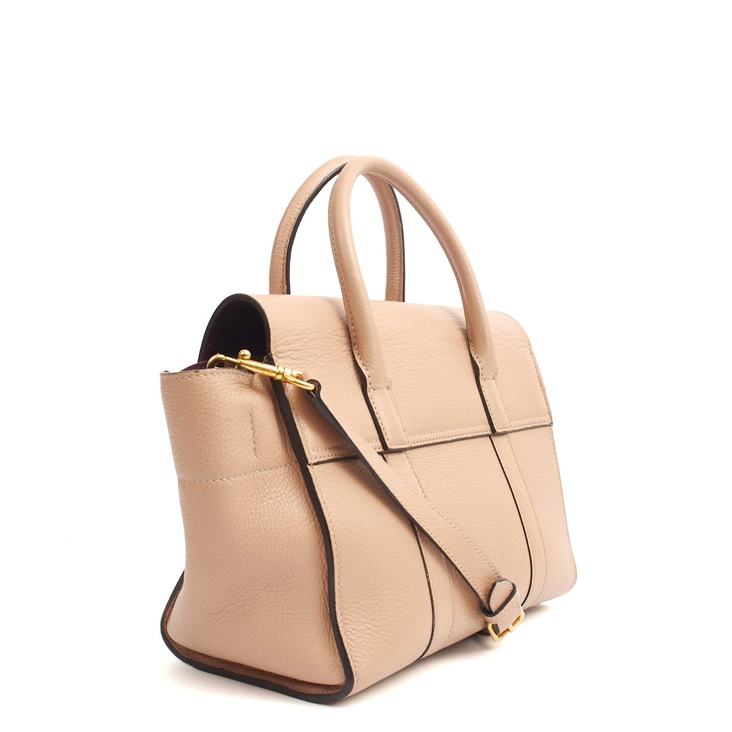 Mulberry Top Handle Bayswater with Strap- Small in Rose Water, Calfskin Leather — Alternate View 14