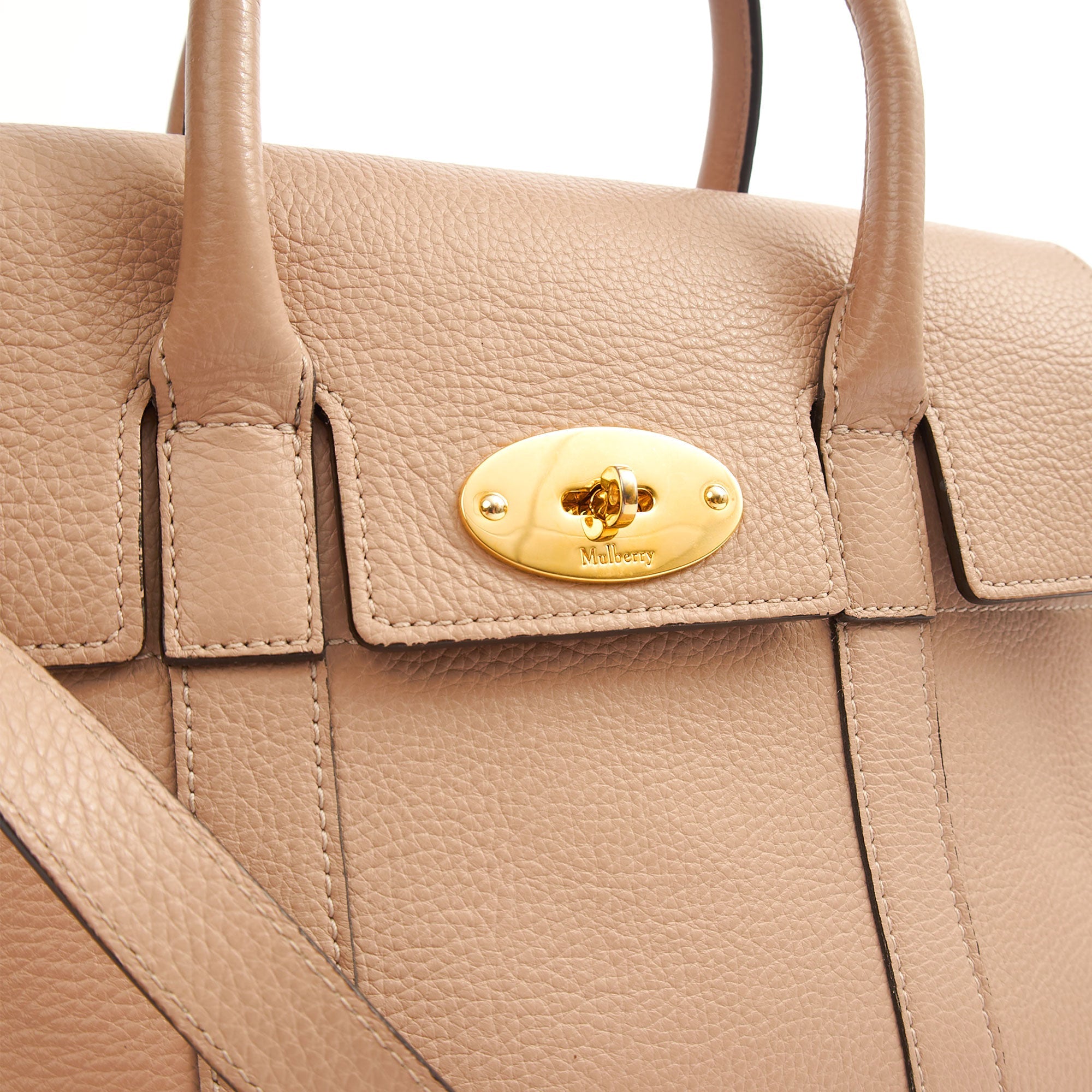 Mulberry Top Handle Bayswater with Strap- Small in Rose Water, Calfskin Leather — Alternate View 18