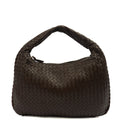 Bottega Veneta Shoulder Bag Intrecciato Shoulder Bag in Brown, Intrecciato Nappa — Front View