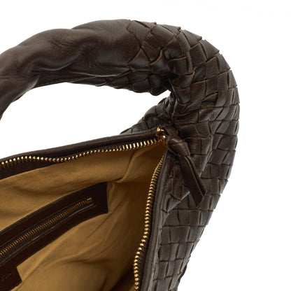 Bottega Veneta Shoulder Bag Intrecciato Shoulder Bag in Brown, Intrecciato Nappa — Alternate View 12