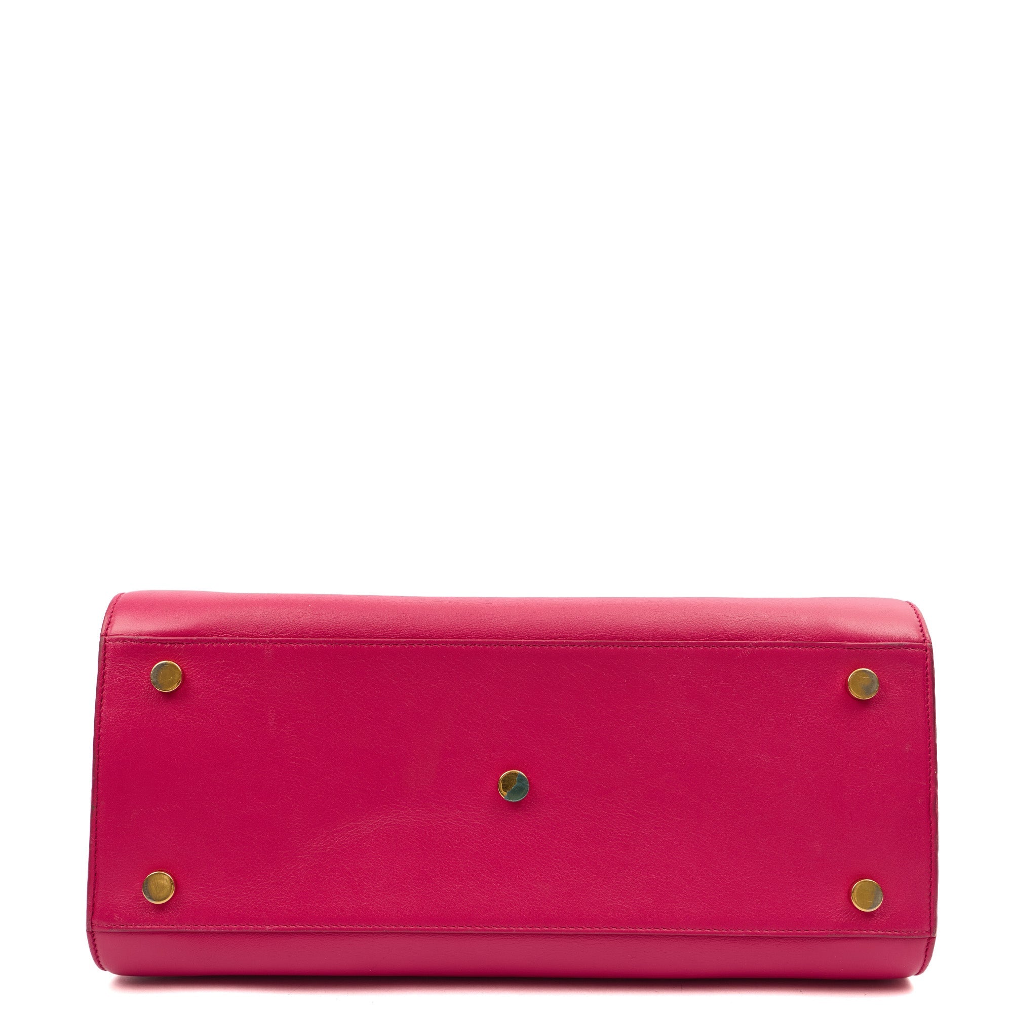 Saint Laurent Tote Sac de Jour in Pink, Calfskin Leather — Top View