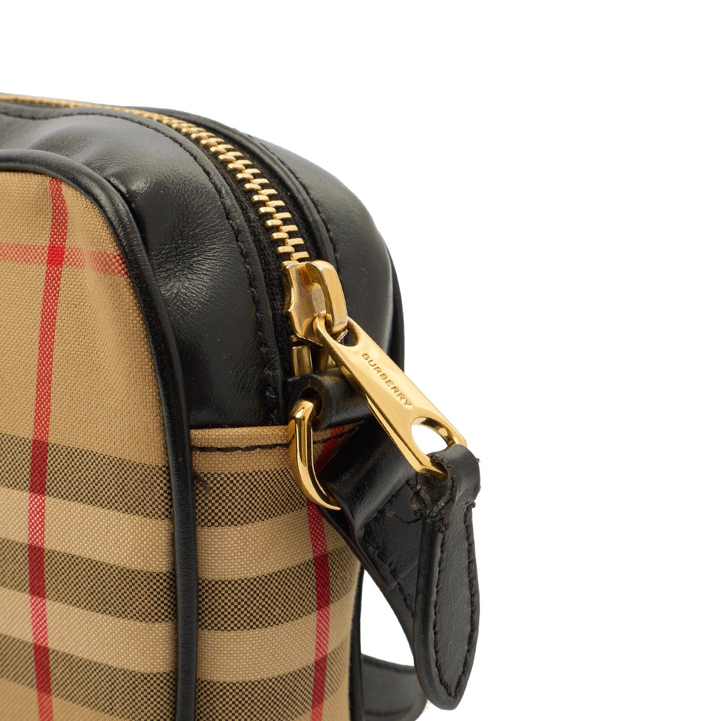 Burberry Cross Body Crossbody in Nova Check, Exotic Effect Leather — Lifestyle View