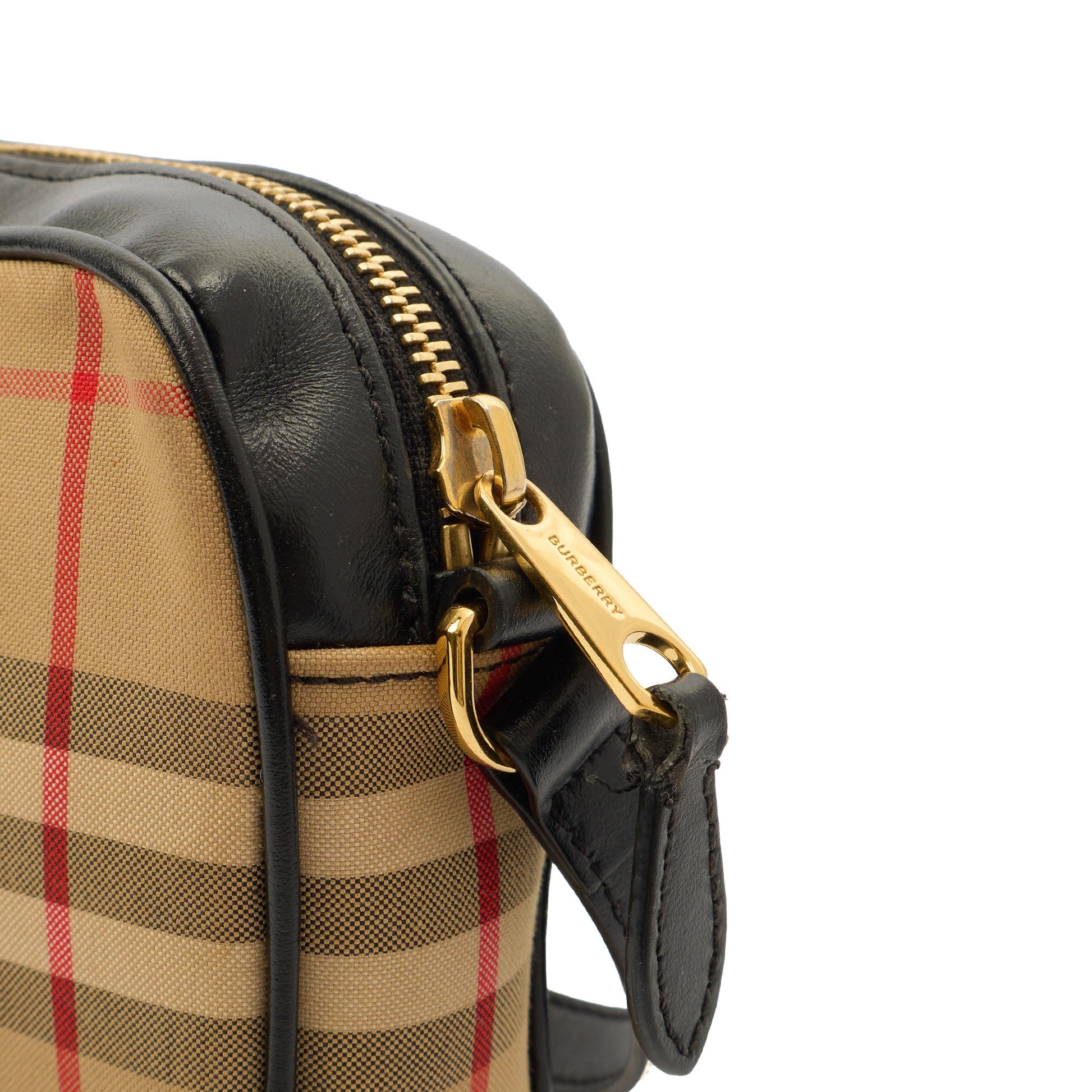 Burberry Cross Body Crossbody in Nova Check, Exotic Effect Leather — Lifestyle View