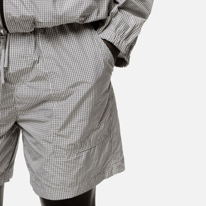 Summit Ripstop Shorts 'Black Check' — XXS — Back View