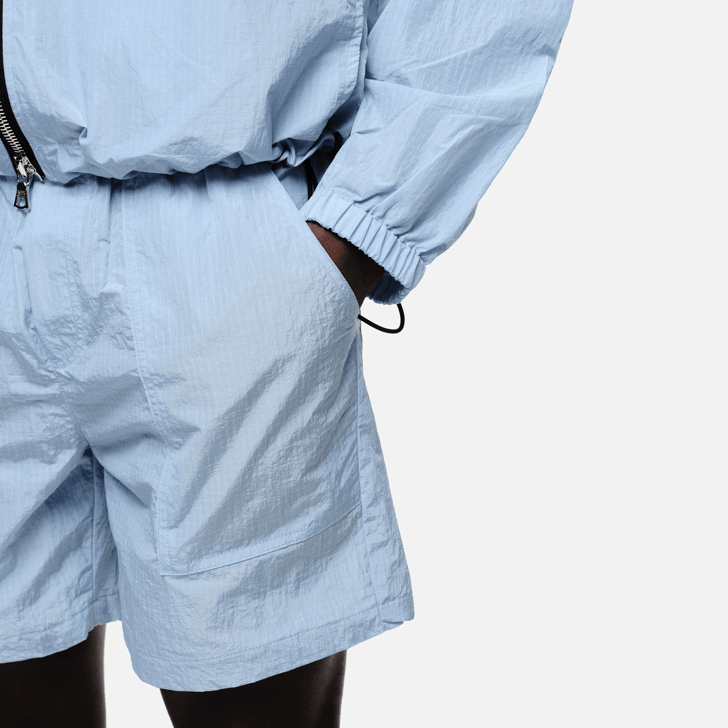 Summit Ripstop Shorts 'Sky Blue' — XXS — Back View