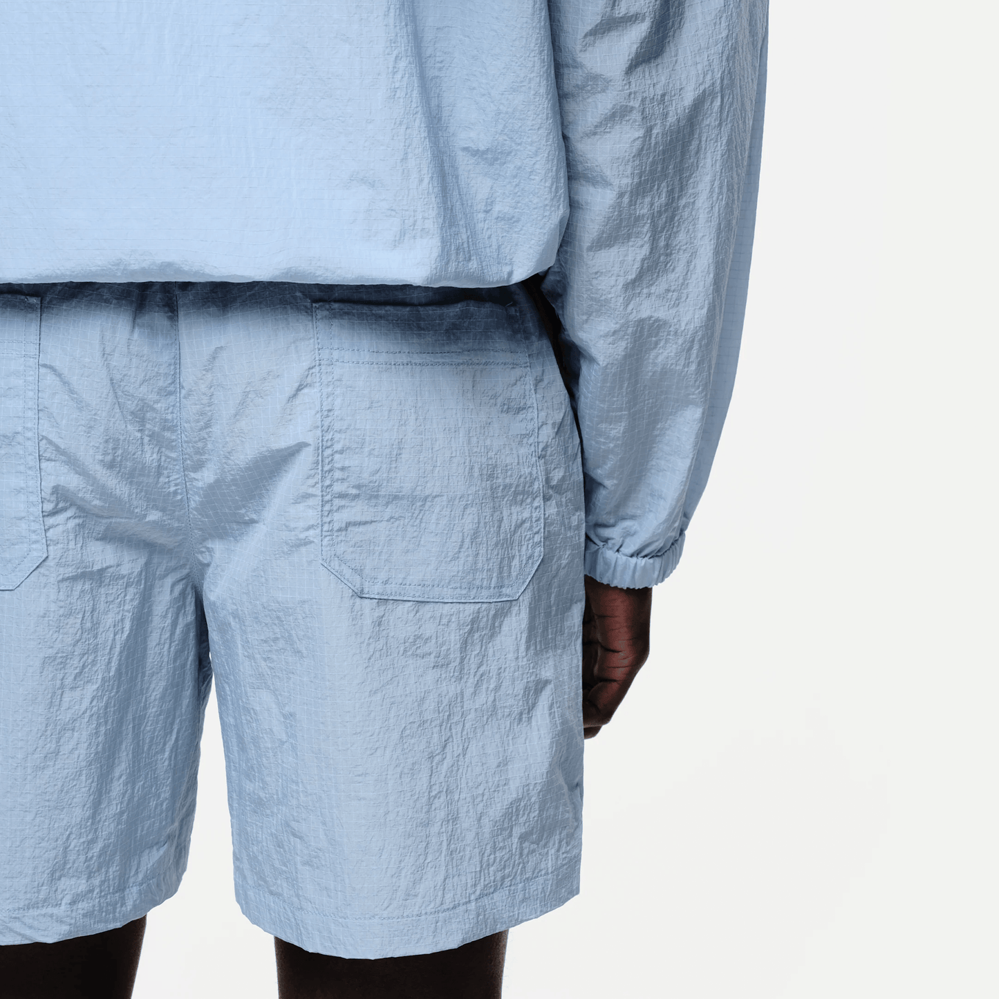 Summit Ripstop Shorts 'Sky Blue' — XXS — Top View