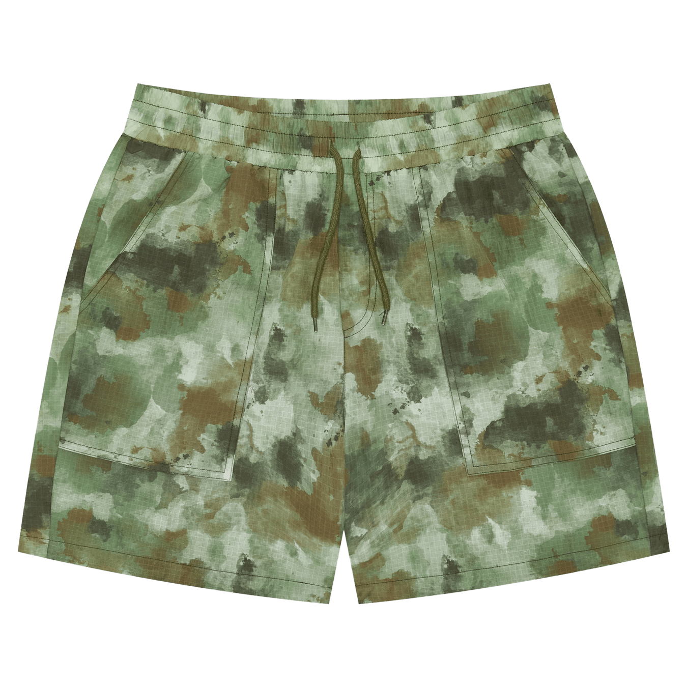 Summit Ripstop Shorts 'Watercolour Camo' — XXS — Front View