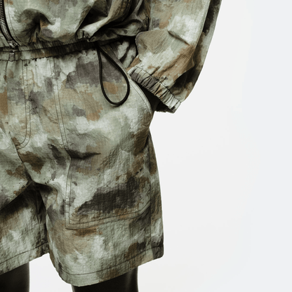 Summit Ripstop Shorts 'Watercolour Camo' — XXS — Back View