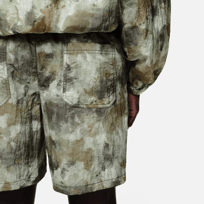 Summit Ripstop Shorts 'Watercolour Camo' — XXS — Top View