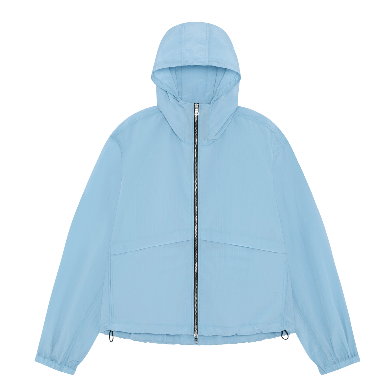 Summit Ripstop Windbreaker 'Sky Blue' — XXS — Front View