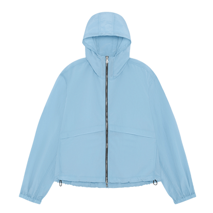 Summit Ripstop Windbreaker 'Sky Blue' — XXS — Front View