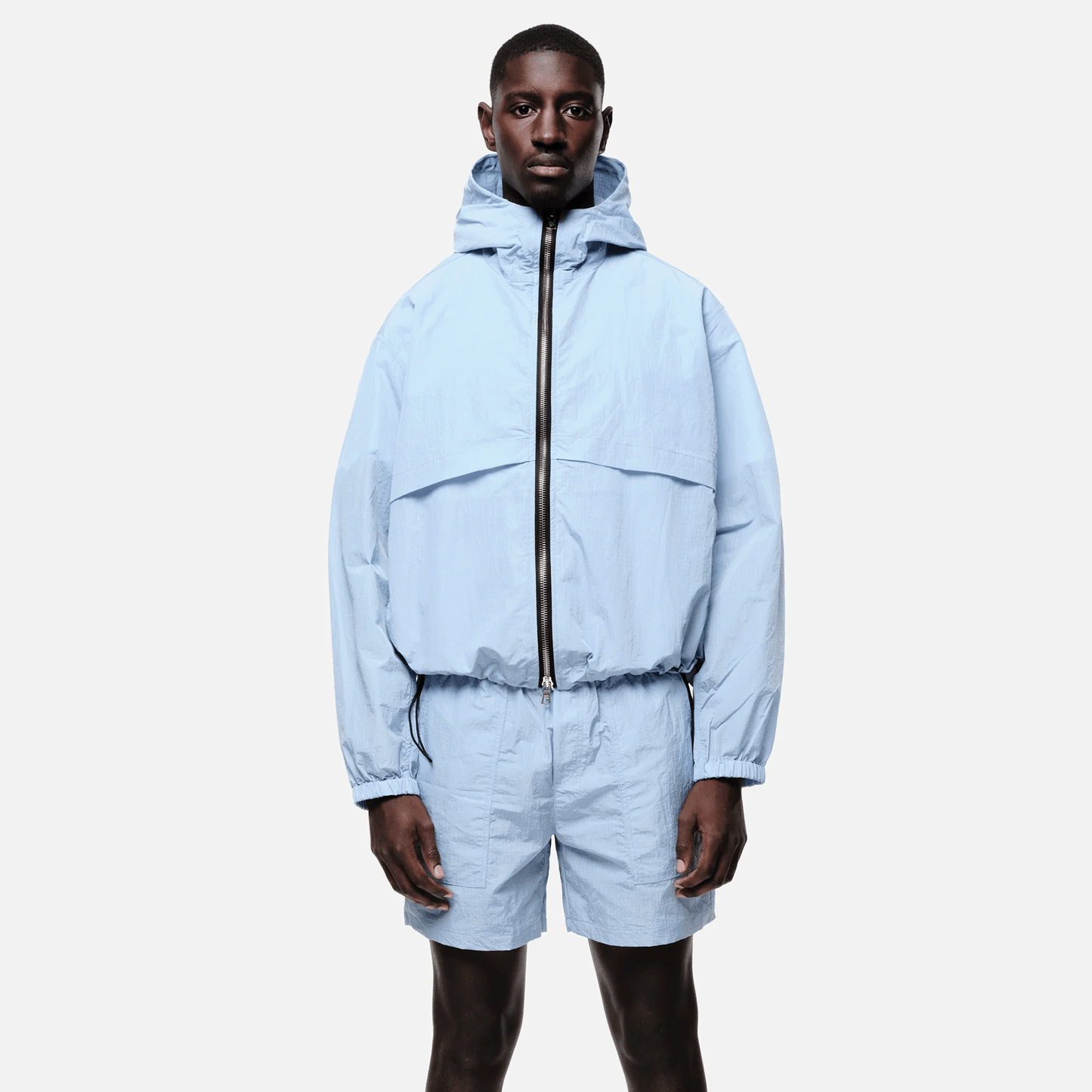 Summit Ripstop Windbreaker 'Sky Blue' — XXS — Back View