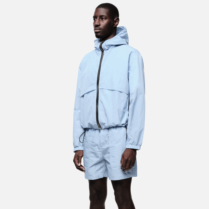 Summit Ripstop Windbreaker 'Sky Blue' — XXS — Top View