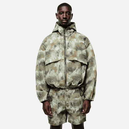 Summit Ripstop Windbreaker 'Watercolour Camo' — XXS — Back View