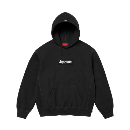 Supreme Box Logo Hoodie FW24 'Black' — XXS — Front View