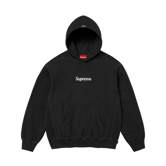 Supreme Box Logo Hoodie FW24 'Black' — XXS — Front View