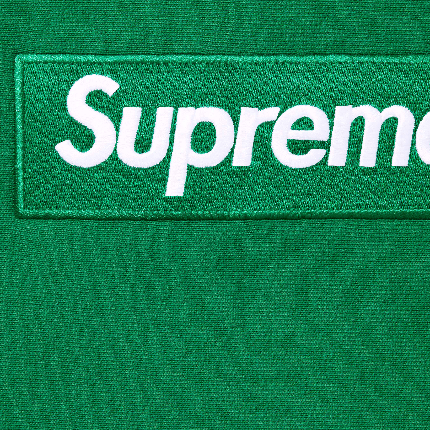 Supreme Box Logo Hoodie FW24 'Dark Green' — XXS — Side View