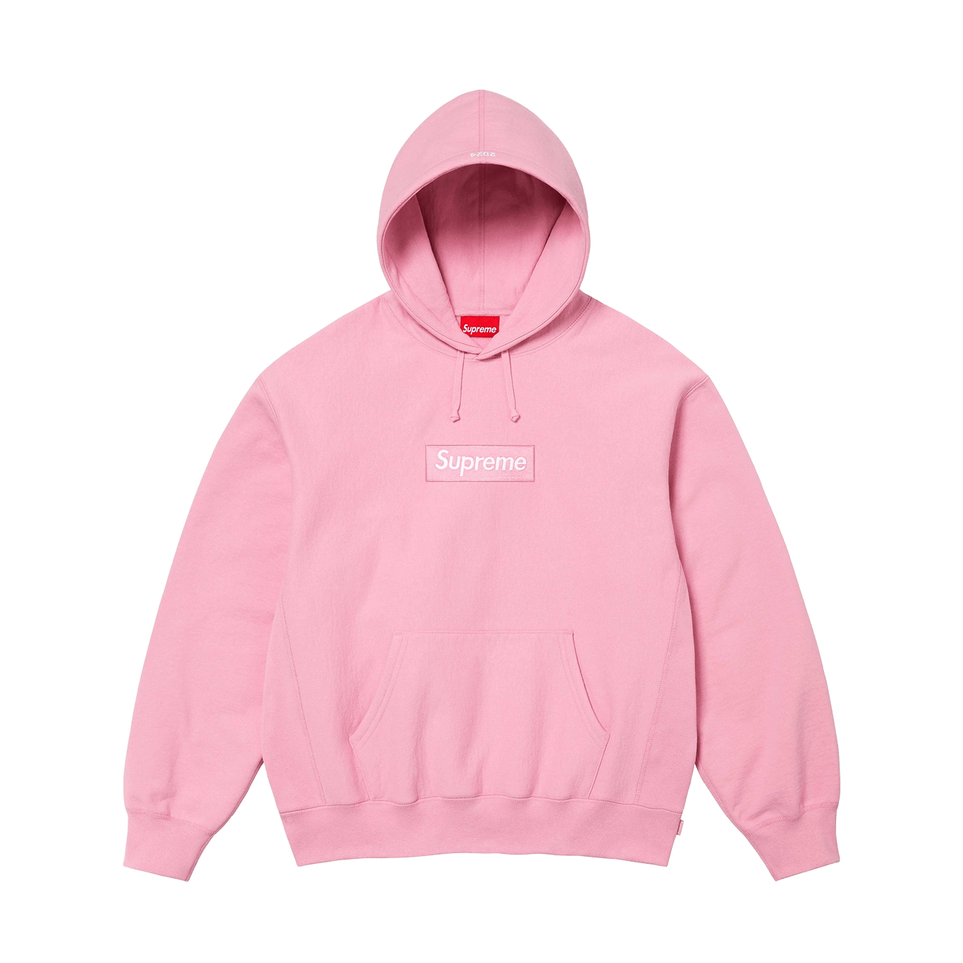 Supreme Box Logo Hoodie FW24 'Dusty Pink' — XXS — Front View