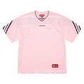Supreme Jacquard Rib Football Jersey 'Pink' — XXS — Front View