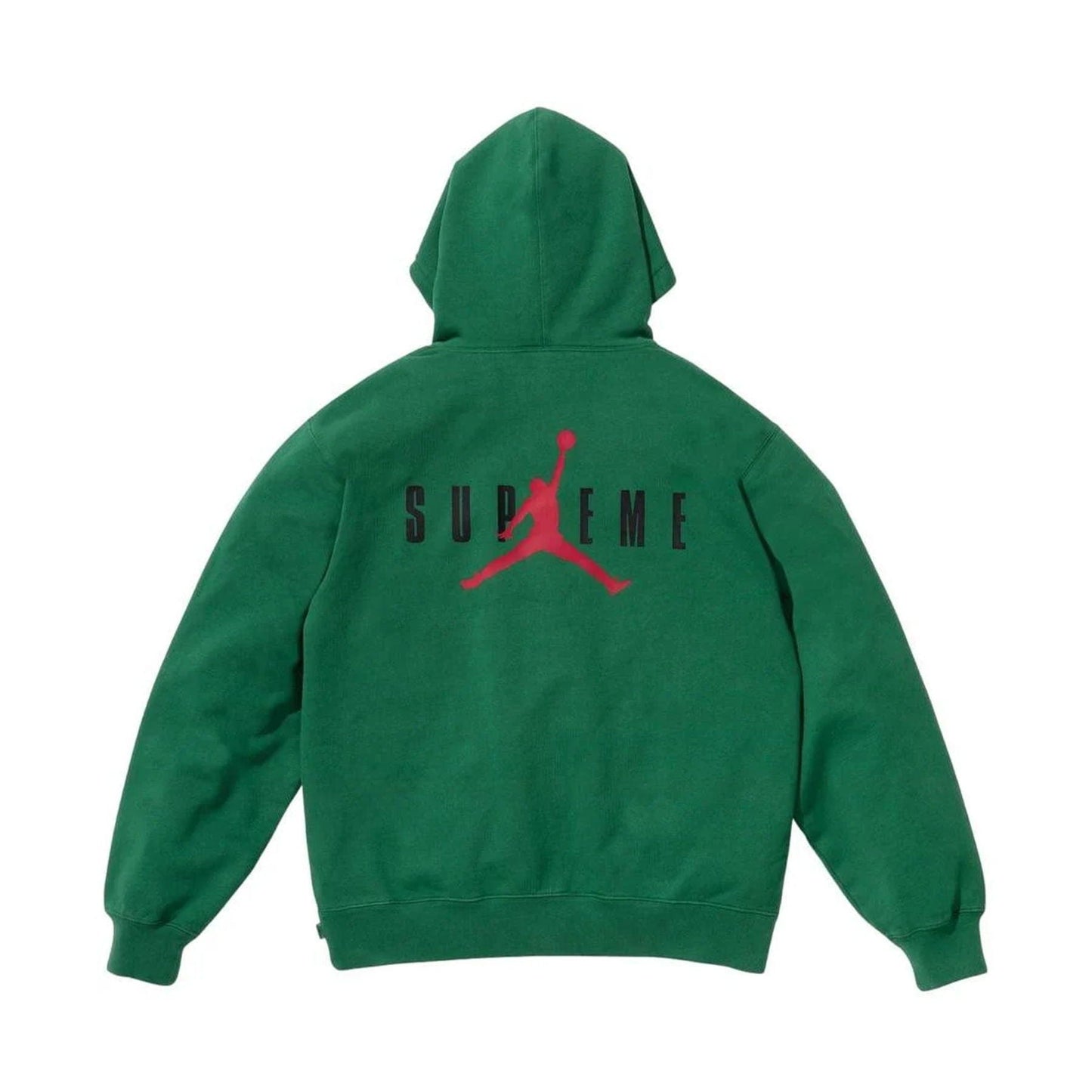 Supreme x Jordan Hoodie 'Green' — XXS — Front View