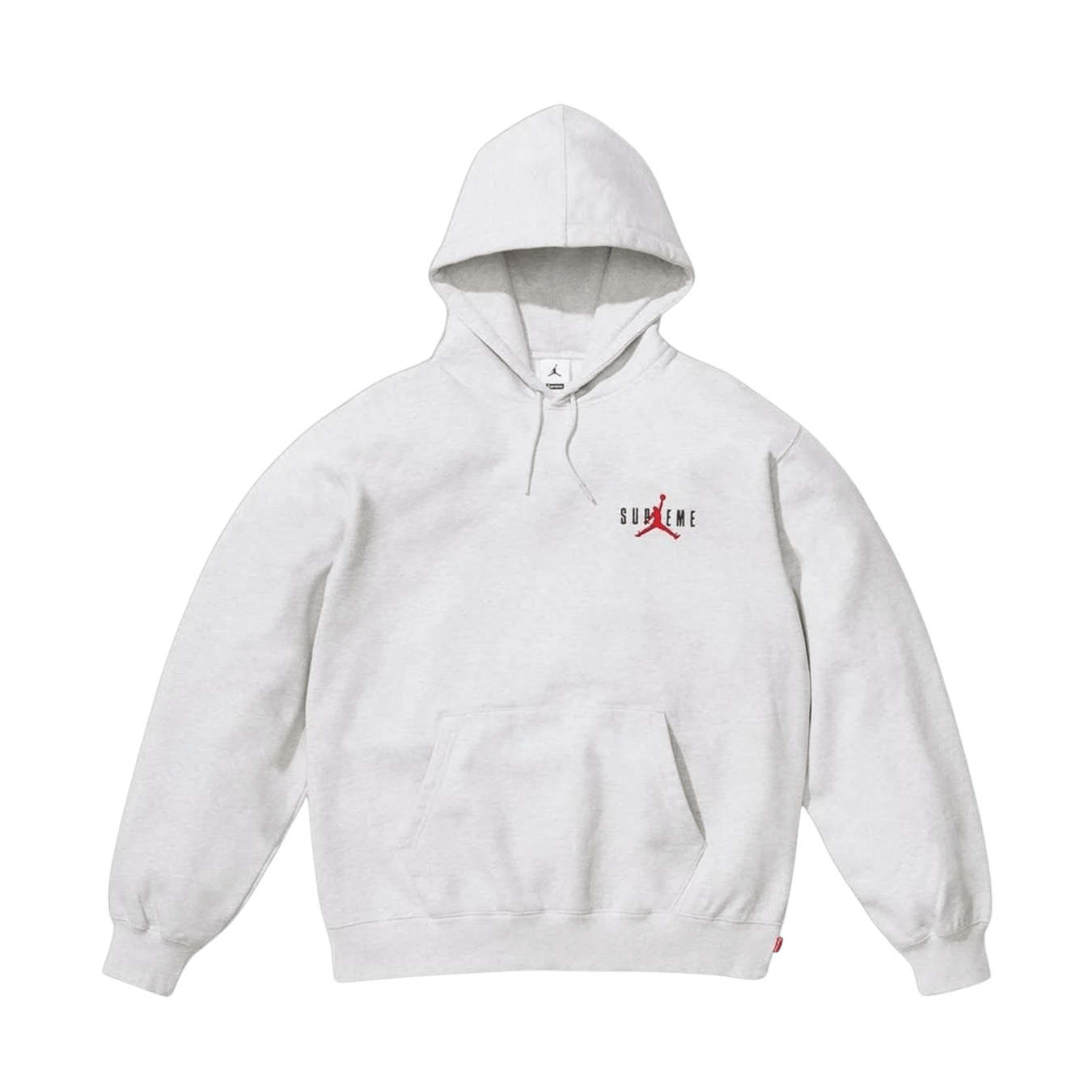 Supreme x Jordan Hoodie 'White' — XXS — Front View