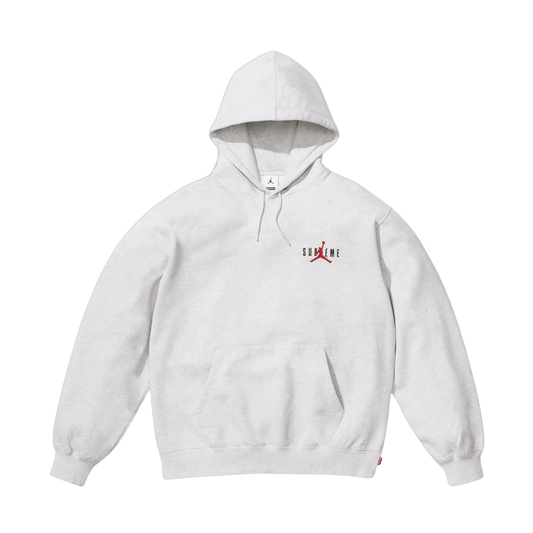 Supreme x Jordan Hoodie 'White' — XXS — Front View