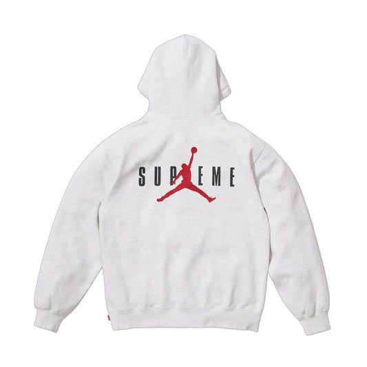 Supreme x Jordan Hoodie 'White' — XXS — Side View