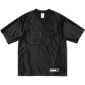 Supreme x Jordan Warm Up Jersey 'Black' — XXS — Front View