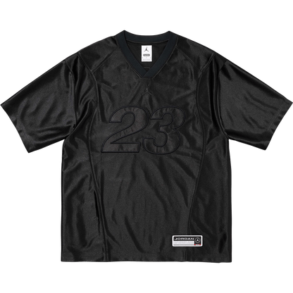 Supreme x Jordan Warm Up Jersey 'Black' — XXS — Front View