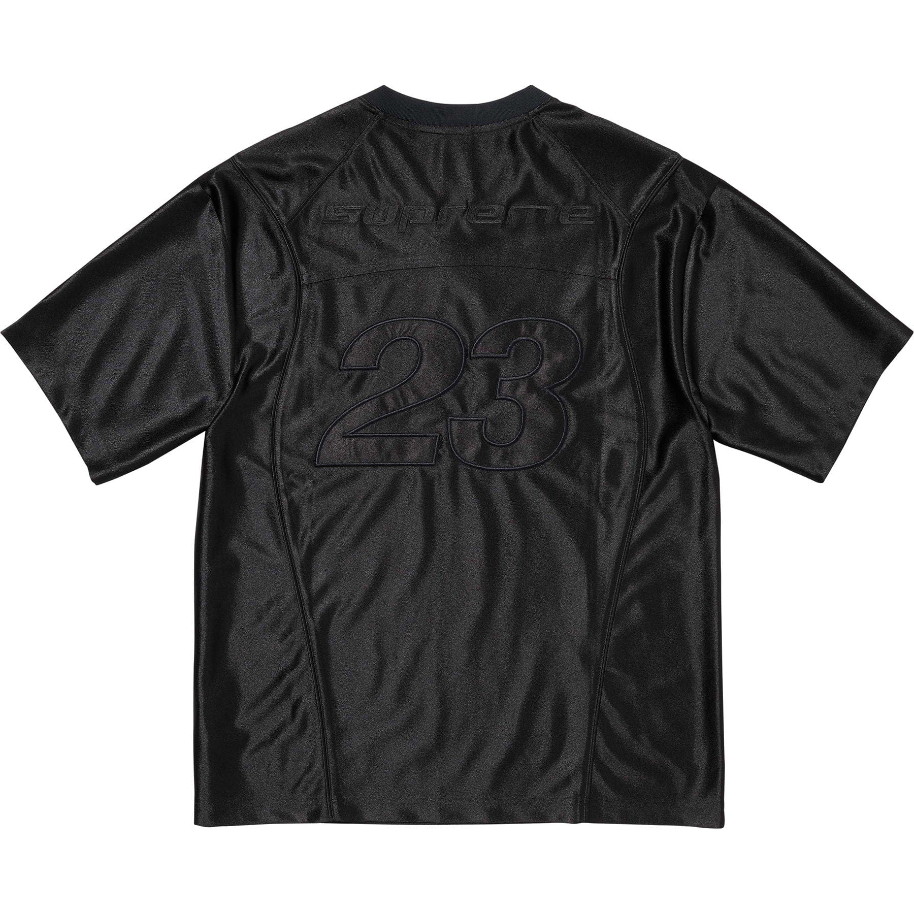 Supreme x Jordan Warm Up Jersey 'Black' — XXS — Side View